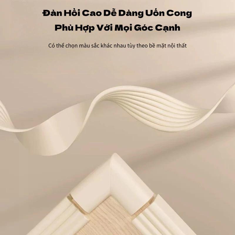 🍃🍃 Hỏa Tốc，Cuộn Xốp Dài 2 Mét Bọc Cạnh Bàn Chữ U-W-V, Miếng Dán Bịt Góc Tường Chống Va Chạm An Toàn Cho Bé Legaxi 5