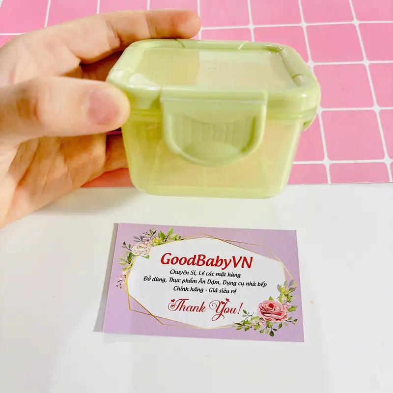 Hộp Trữ Đông ,Khay Trữ Đông Có Nắp 60ml Bảo Quản Đồ Ăn Dặm Cho Bé Goodbabyvn 8