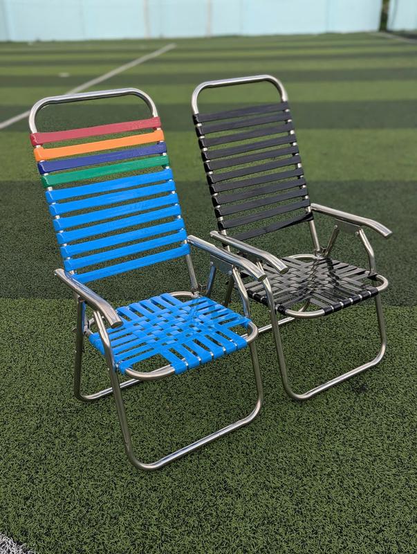 Ghế Xếp Cafe - Inox Lưng Cao - Dây Keo Huyền Thoại  - Dày Dặn .