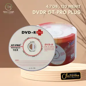 DVD DVDR Disk Kosong 4.7GB 120Min Burning Disc Blank Media Recordable