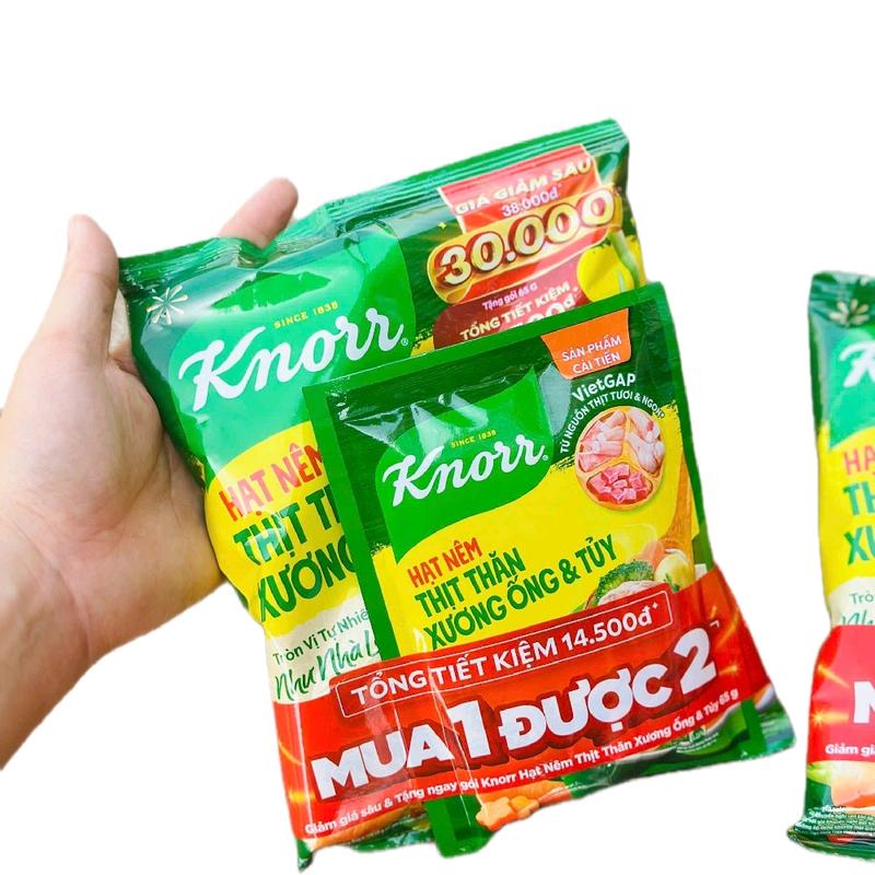 MUA 3 TẶNG 3 - COMBO 3 GÓI HẠT NÊM KNORR 400GR TẶNG 3 GÓI KNORR 65G