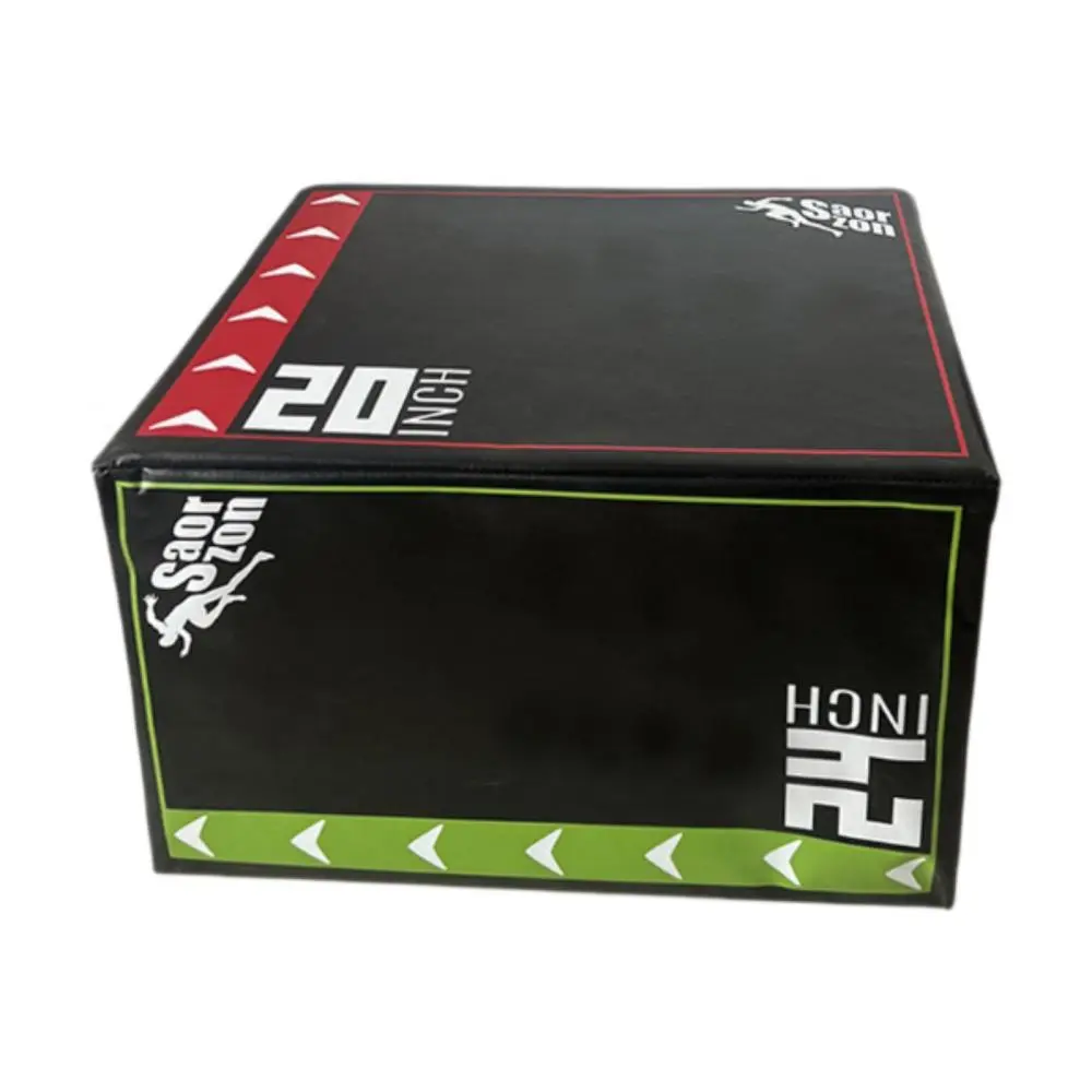 3 in 1 Plyometric Jump Box Jumping Box Plyo Box 24in 20in 16in Plyometric Box Step up Box for Workout Conditioning Exercise