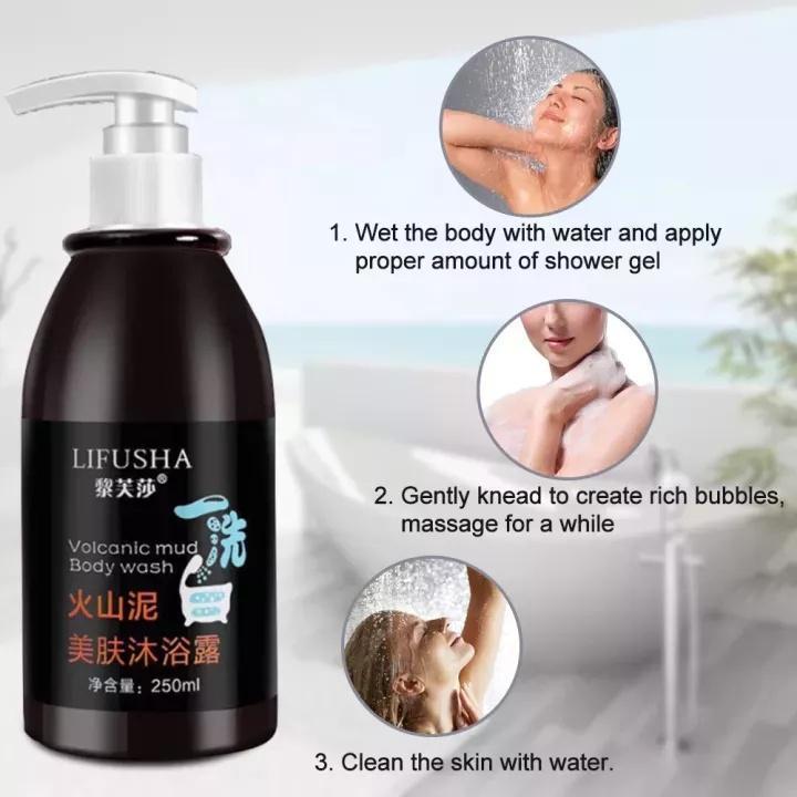 Product Introduction of LUFUSHA BODY MUD Sabun Lumpur Vulkanik / Sabun Whitening Ampuh Memutihkan Badan dan Wajah - 250ml 0