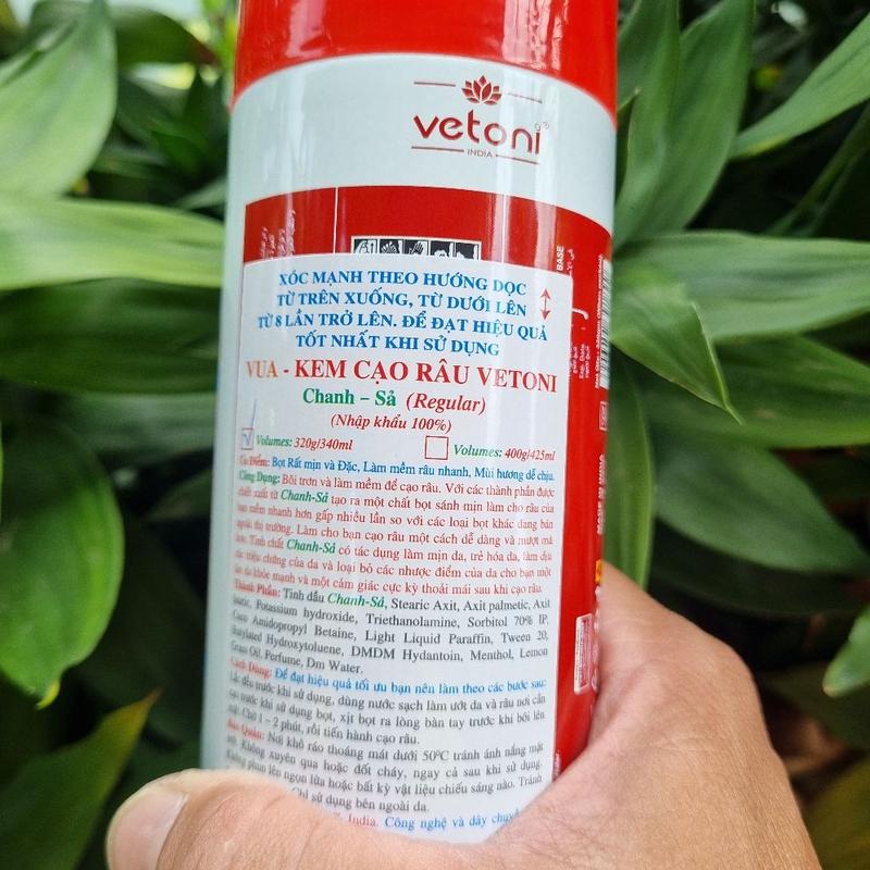Product Introduction of kem cạo râu vetoni 320gr màu đỏ.kem cạo râu.bọt cạo râu 5