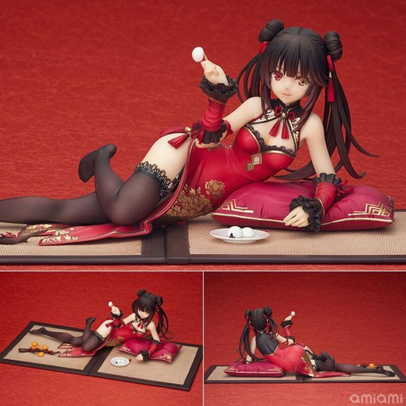 Mô Hình Nhân Vật Date A Live Kurumi Tokisaki, Váy Trung Quốc, 15cm, Đầy Đủ Hộp Đầy Đủ Toy Đồ Chơi Voi 3
