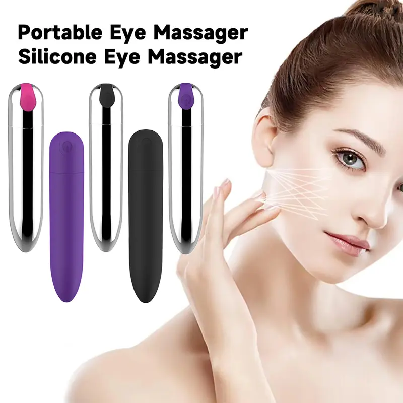 Portable Vibrating Eye Massager Waterproof Wireless Rechargeable Eye   Tool Eye Beauty Devices Massager Machine
