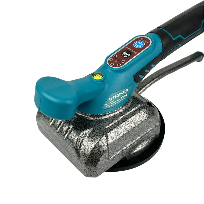 Thân máy ốp lát gạch men, máy đầm rung dùng pin Makita 18-21V chân phổ thông, nút cảm ứng, 5 cấp tốc rung 4