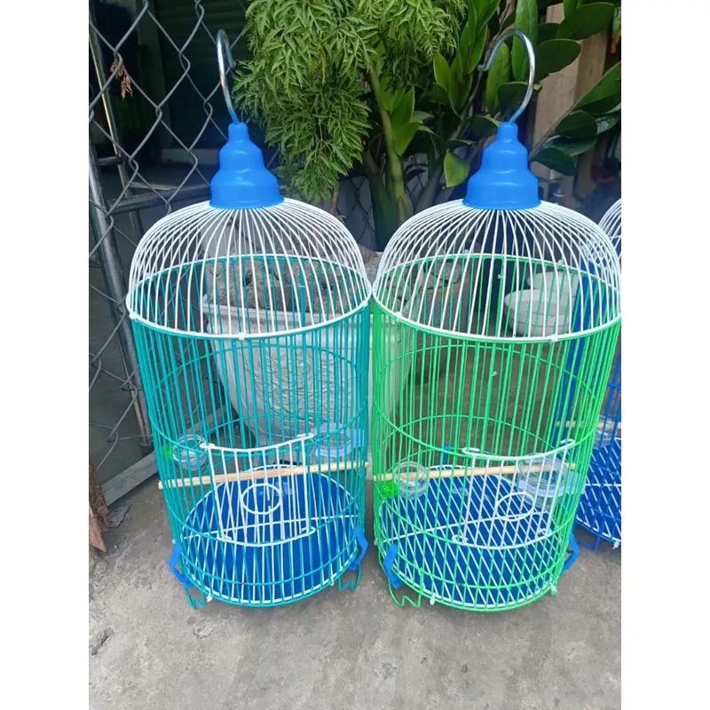 Lồng chim hút mật khuyên ốc mít tự ráp KT: 22cmx40cm lồng chim nhúng nhựa giá rẻ - lồng chim Duy Khang