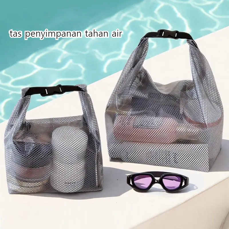 Tas penyimpanan tahan air, pakaian kebugaran, kamar mandi renang, tas serut berkapasitas besar, tas perlengkapan mandi perjalanan luar ruangan untuk pria dan wanita, tas perlengkapan mandi portabel, tas penyimpanan boneka multifungsi, tas tahan air transp