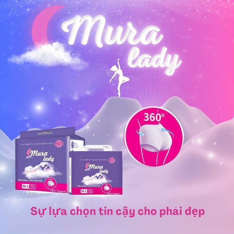 1 Bịch 10 Băng Vệ Sinh Dạng Quần Mura Lady Nhật Bản Dành Cho Chị Em Phụ Nữ 2