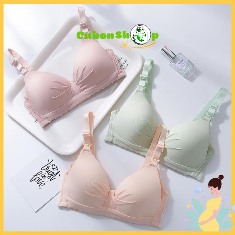   + Nới áo Áo lót cho con bú và sau sinh chống chảy xệ  Áo ngực bà bầu  Áo bra nâng ngực Nơ Tăm cao cấp 3385 