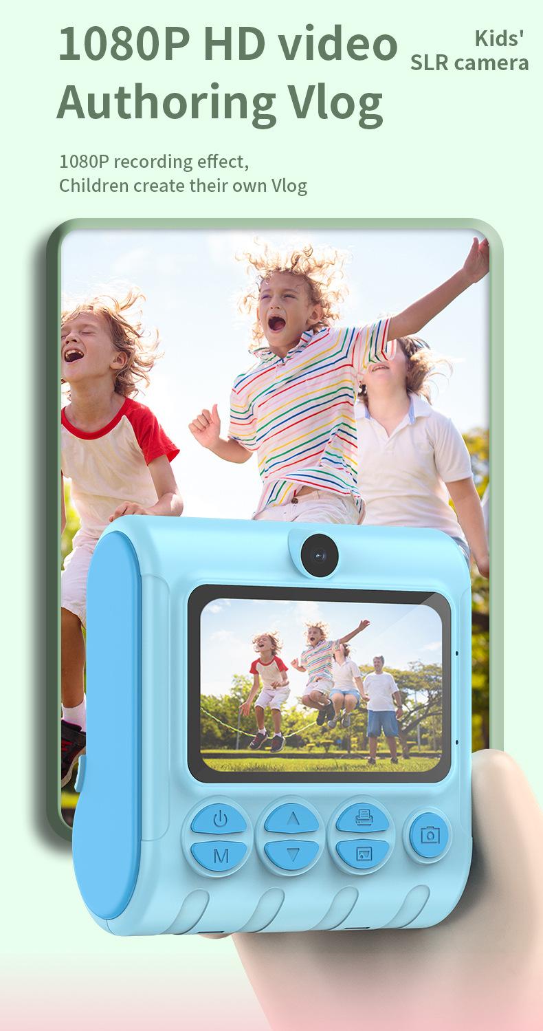 Product Introduction of LK-001 Children's Instant Print Digital Camera High Definition DSLR Dual Lens Camera Shooting Camera 15