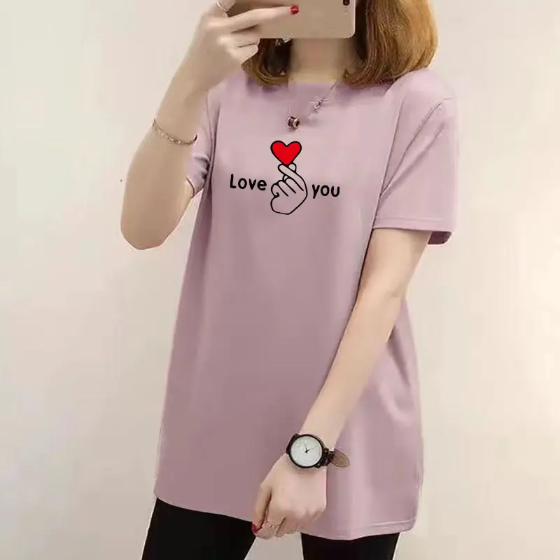 long t shirt women summer new short sleeve casual long blouse women clothes plus size black top blouse women