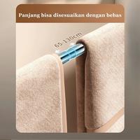 Gambar Vinnatsu Rak Handuk Yang Dapat Diperpanjang Extendable Towel Rack / Bathroom Towel Rack / Rak Handuk Suction Cup Dapat Ditarik Mandi Gantungan Handuk Tempel Dinding Akrilik - hitam, 30-48cm dari Vinnatsu Kab. Tangerang 3 Tokopedia