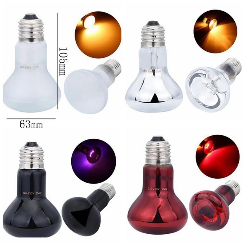 Product Introduction of Durable UVA Led Pet Heating Lamp Adjustable 4 Kinds UVA Day Night Bulb Infrared 220-230V Reptile Heat Bulb Snake 51