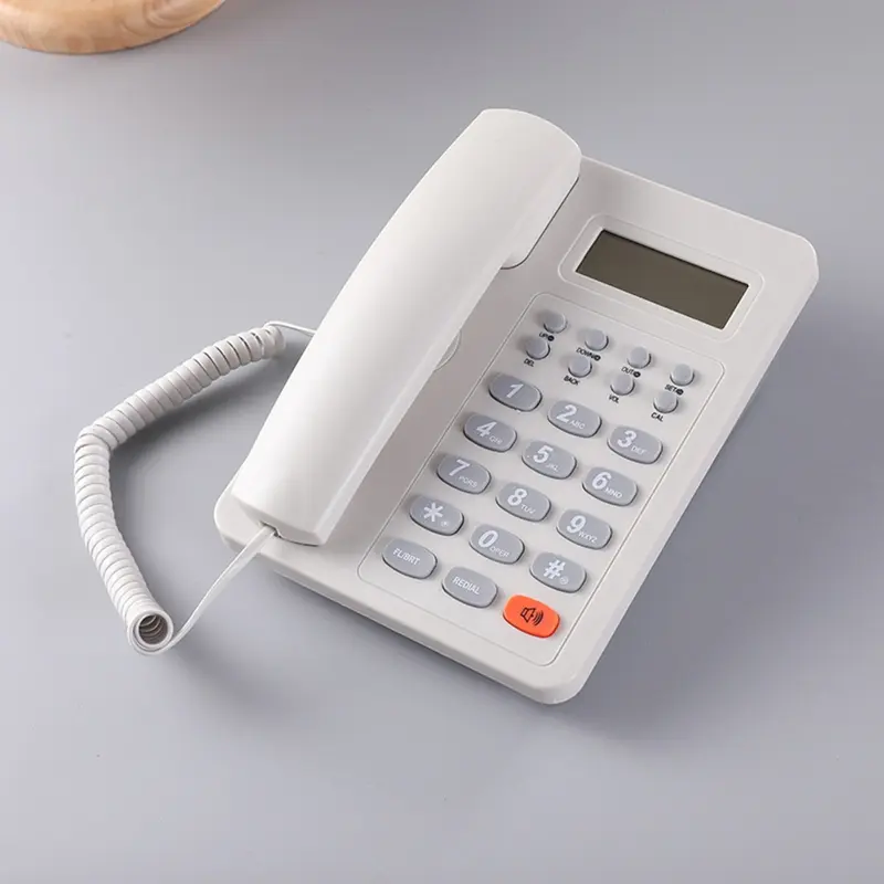 Điện thoại cố định, Điện thoại gia đình để bàn, Điện thoại tích hợp cho người gọi người cao tuổi, cho gia đình. 3