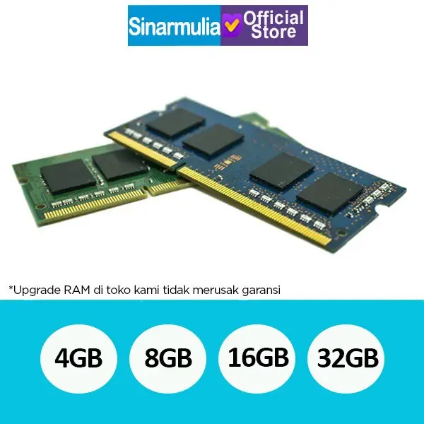 RAM untuk UPGRADE 4GB 8GB 16GB 32GB
