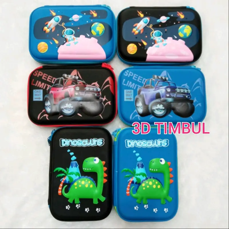 KOTAK PENSIL ANAK IMPORT UNICORN TIMBUL KOTAK BESAR 1