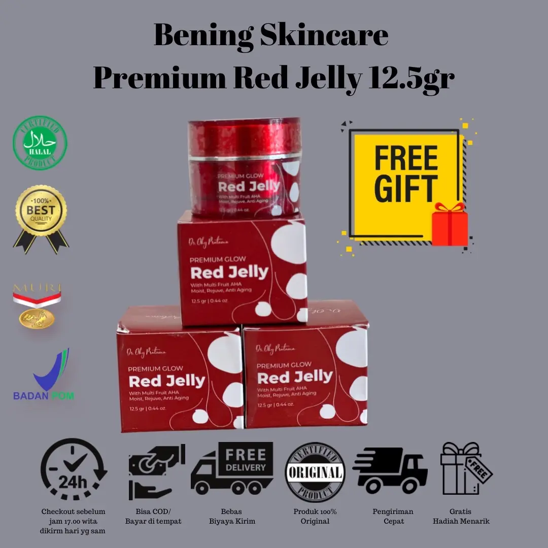BENINGS PREMIUM GLOW RED JELLY I DR OKY