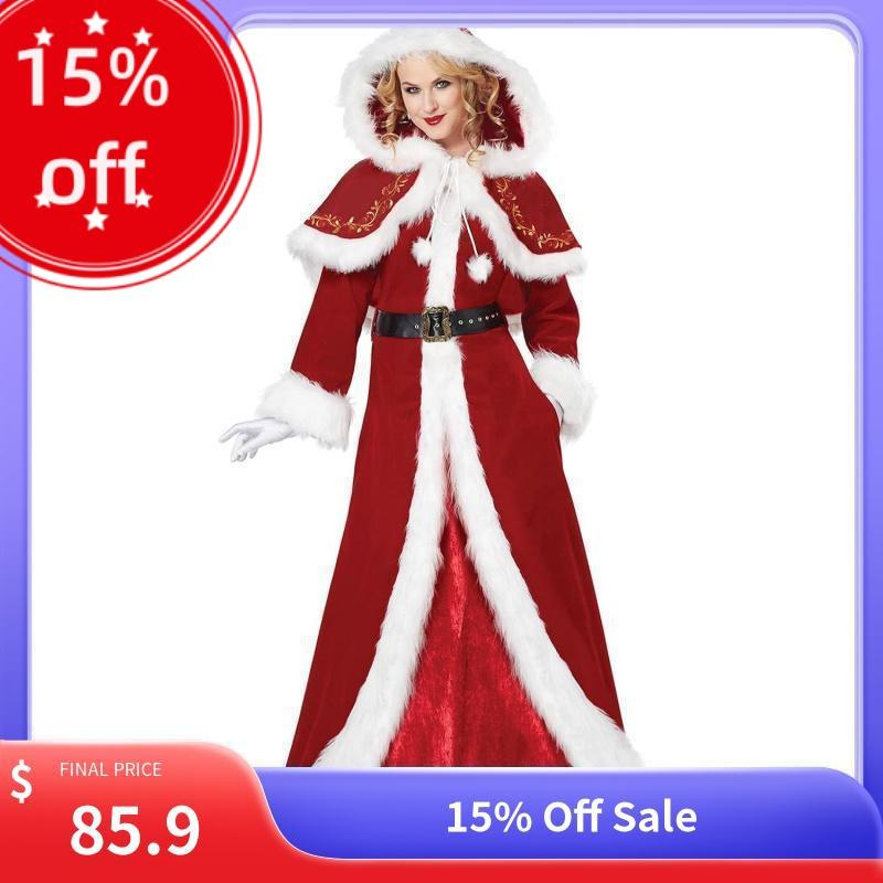 TikTok Shop Christmas Gala 15 Off Sale California Costumes Women s Mrs. Claus Deluxe Adult