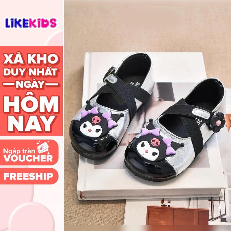 Giày BÚP BÊ cho bé gái hoạ tiết KUROMI LikeKids G38