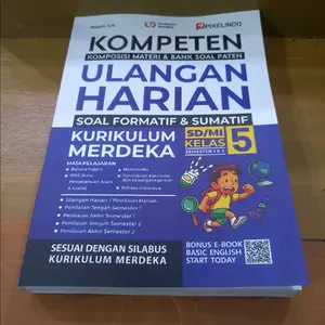 BUKU KOMPETEN ULANGAN HARIAN KURIKULUM MERDEKA  KELAS 5 SD Soft Cover