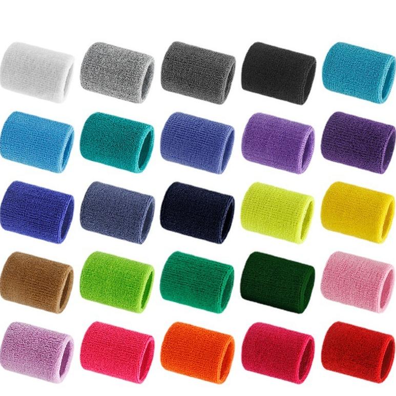 Băng Cổ Tay Aolikes 8Cm Chặn Mồ Hôi Thể Thao, Tập Gym, Chạy Bộ, Bóng Rổ, Tennis,Dây Đeo Cổ Tay ThểThao Cotton Thoáng Mát 6