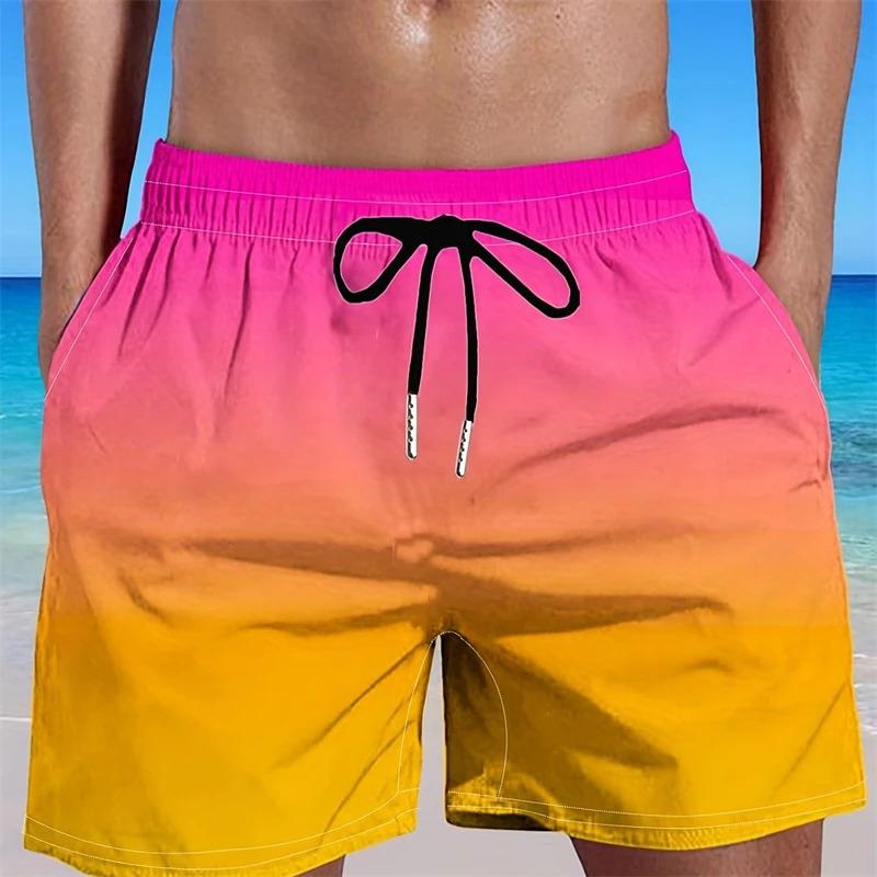 Product Introduction of Men's 3D Graphic Geometry Beach Ice Shorts Holiday Hawaiian Swim Trunks Women Kids Quick Dry Casual Fashion Surfing Board Trunks 4