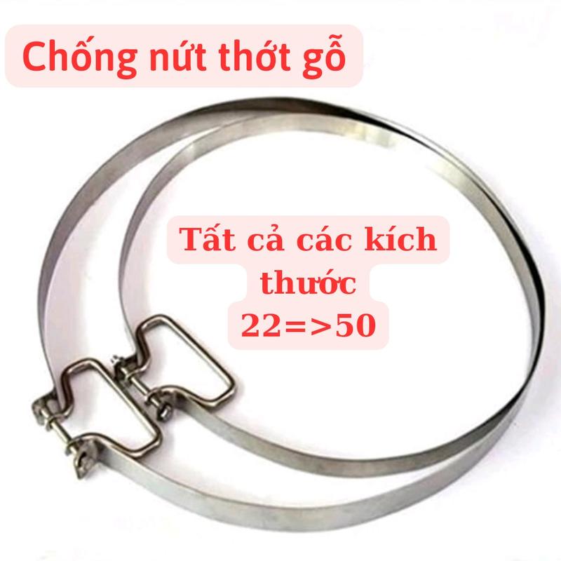 Đai inox chống nứt thớt nghiến tay cầm thớt không rỉ siêu bền GIADUNGXANH