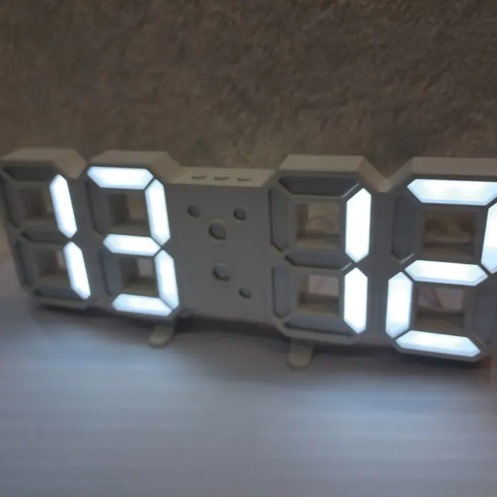 Dijual Jam Dinding Digital Led Jam Meja Unik dan Artistik - Biru Terlaris Tbk 2