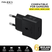 Gambar Charger Compatible For Samsung Fast Charging New Model 25w Type-C Port - Hitam dari Toleda Indonesia Kota Tangerang 2 Tokopedia