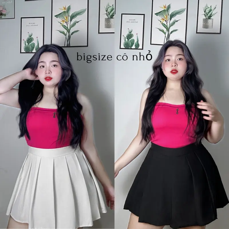 Chân váy tennis bigsize nữ xếp ly cho các nàng Chuppy từ 58-95kg CV10 1