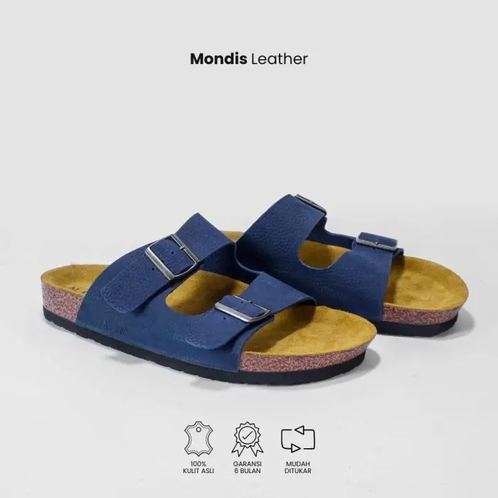 MONDIS - Fredrinn Sandal Jepit Kulit Pria 0