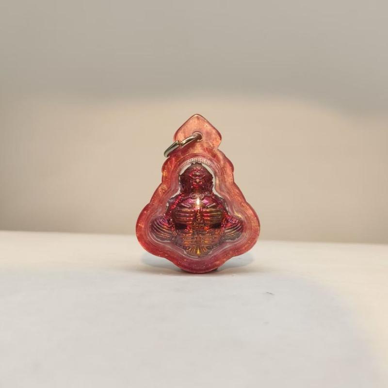 Product Introduction of Thai Pendant Authentic Hanuman Holding Candy Full Scriptures Explosion Color Waterproof Case 38*29 mm 7