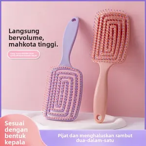 Sisir Rambut Wanita Berkepala Tinggi untuk Gaya Rambut yang Lebih Bervolume