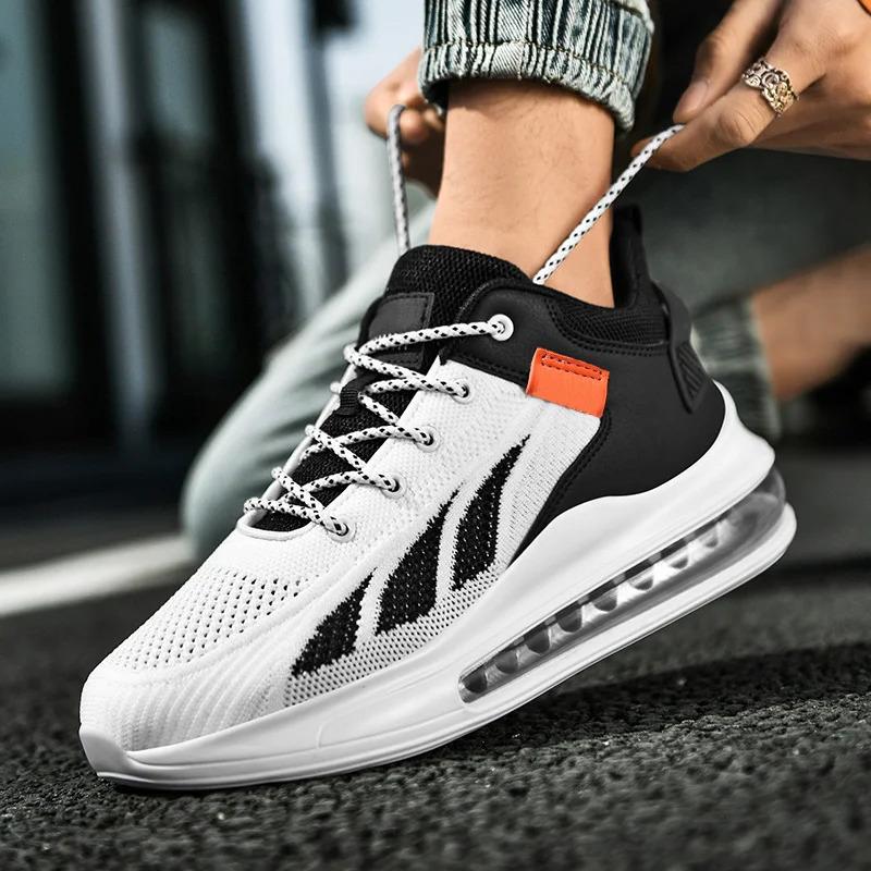 Personalizza PlusSize US 13 14 EU 47 48 Uomo Casual Sport Sneakers Blank Mesh Air Cushion Running Walking Scarpe da Uomo Trainers Training Runner Atletico_voghion.com