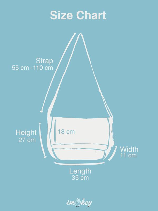 Imokey Oui Expandable Sling Bag - Tas Selempang Anti Air 5