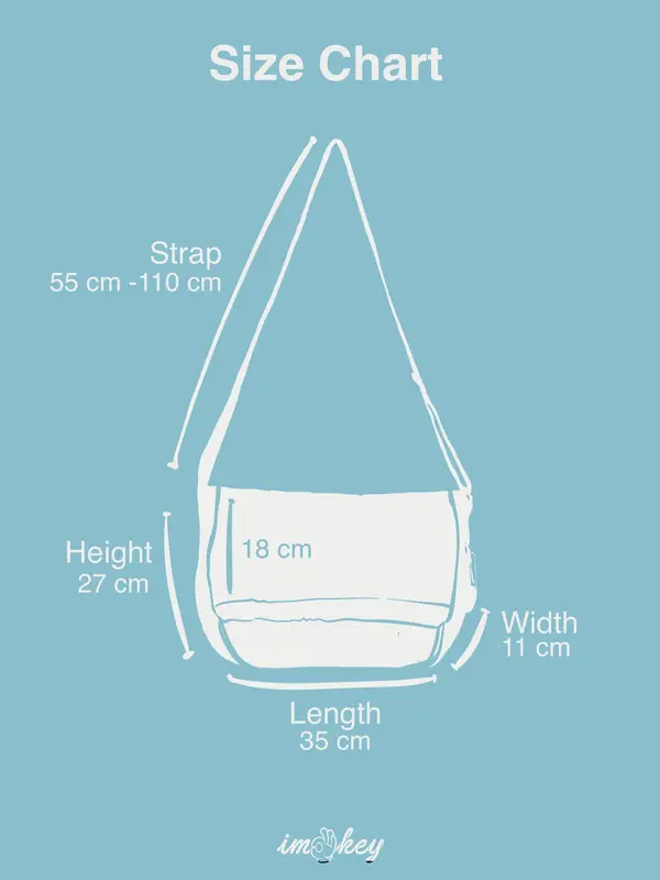 Imokey Oui Expandable Sling Bag - Tas Selempang Anti Air 5