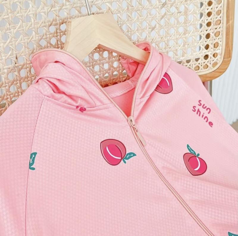 (10-25kg) Áo chống nắng họa tiết siêu yêu cho bé, thấm hút mồ hôi 7