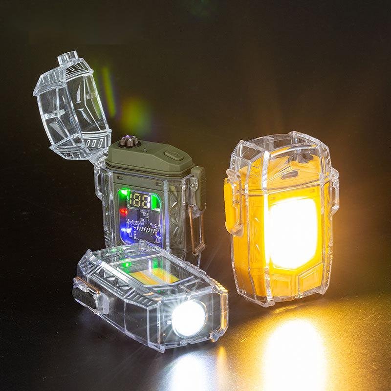 Product Introduction of <Pengiriman Lokal>Tongkol Membawa Rantai Kunci Cahaya Darurat Lampu Portabel Rechargeable Senter LED 9