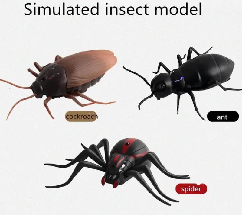Product Introduction of Infrared Remote Control Cockroach Toy Animal Trick Terrifying Mischief Kids Toys Funny Novelty Gift RC Spider Ant 5
