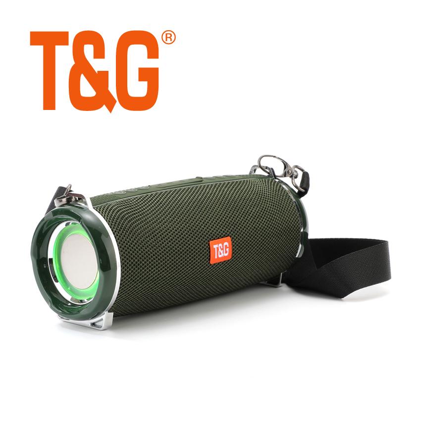 2400MAH TG192 Portable Bluetooth Speaker 20W RGB LED Light Wireless Boombox Waterproof Outdoor Subwoofer Stereo Speaker