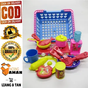 ( BISA COD ) PROMO Mainan Anak Cooking Set Keranjang Edukasi - Masak Masakan Anak Edukatif / Mainan Anak Laki Laki / Mainan Anak Perempuan SNI Murah