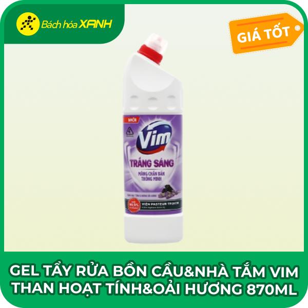 Product Introduction of Gel tẩy rửa bồn cầu & nhà tắm vim than hoạt tính & oải hương 880ml/870ml - [Bách hóa XANH] 25