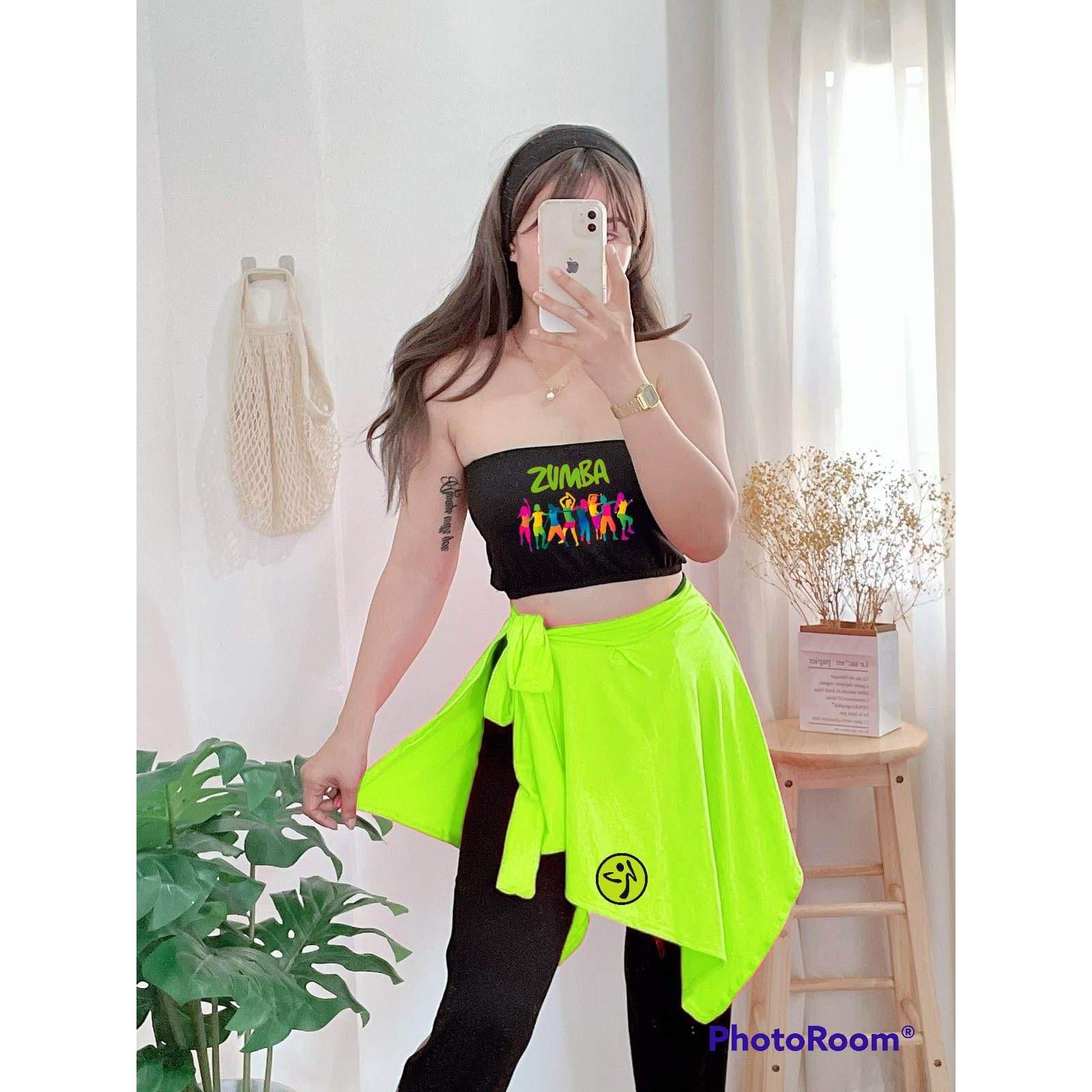 Zumba Überzugsrock oder 3in1 Set Tube Damenbekleidung_voghion.com