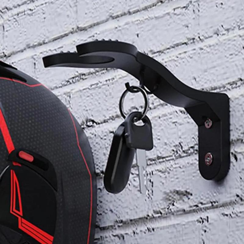 Product Introduction of Electric Vehicle Helmet Rack Wall Mounted Helmet Free Hat Motorcycle Helmet Storage Hook Rack J4V4 25