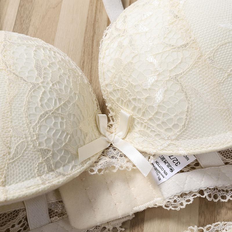 Product Introduction of Women 2 Pieces Lingerie Set Sexy Lace Floral Push Up Bra and Panties Deep V Underwear Intimates 41