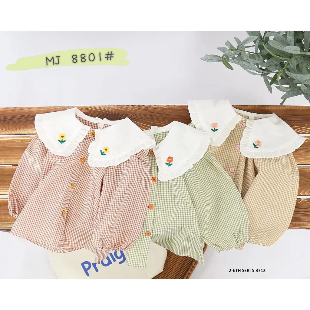 GROSIR ISI 5 POTONG! Hallo Anak Kecil Girl-Shirt Anak Import Harga per 5 pcs