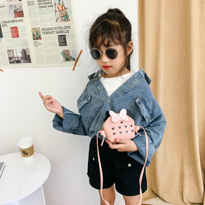 Product Introduction of New Children's Slanted Bow Design, Children's Shoulder Bag, Handbag, Cute and Fashionable 7