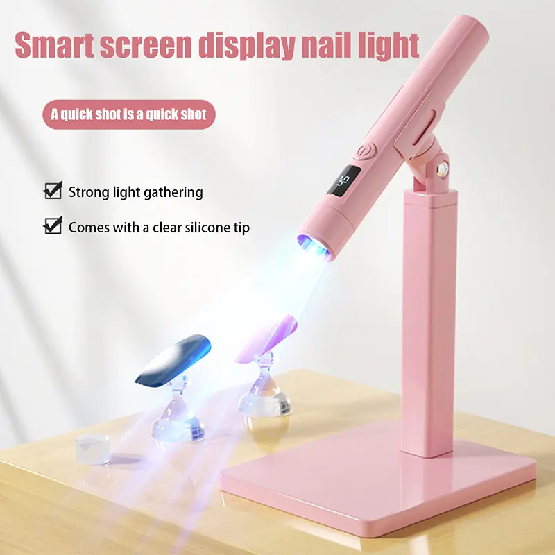 [mqs]Handheld Portable Mini Nail Dryer And Support Fast Curing For Color Gel Quick Dry Nail Art Curing Gel Polish Nail Glue